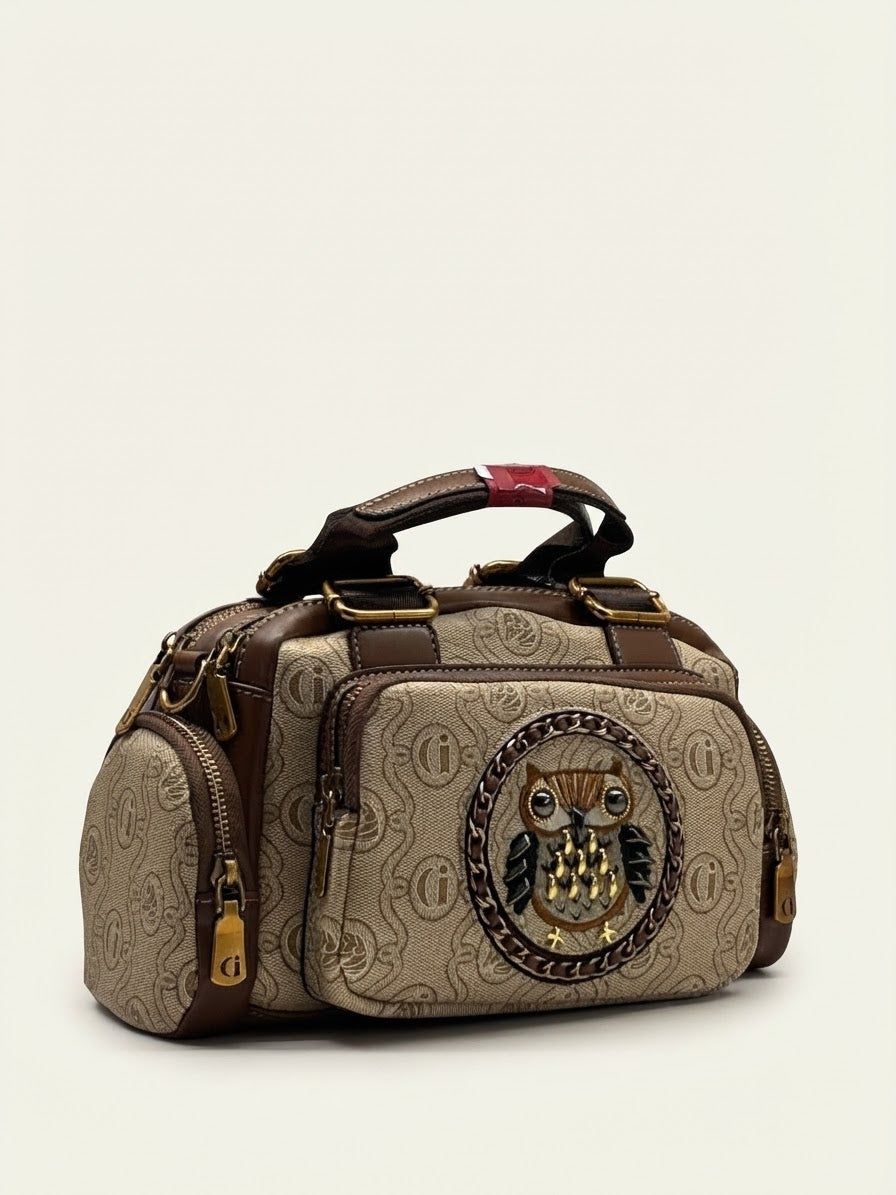Ave Owl Top-Handle (Canvas)