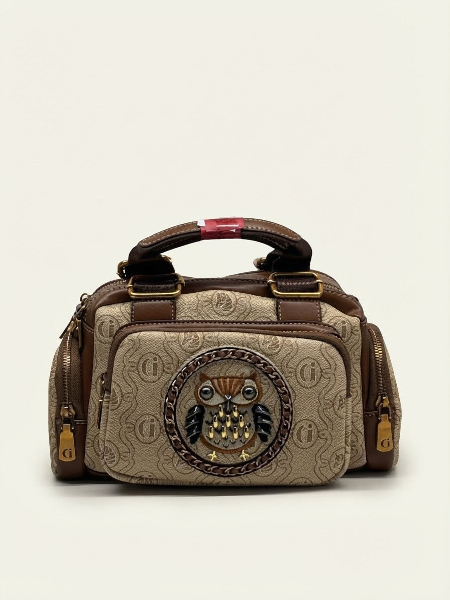 Ave Owl Top-Handle (Canvas)
