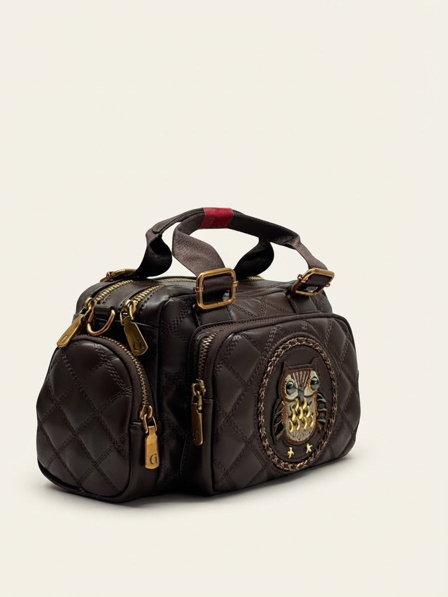 Ave Owl Top-Handle (Leather)