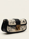 Banevanf Floral Flap Baguette