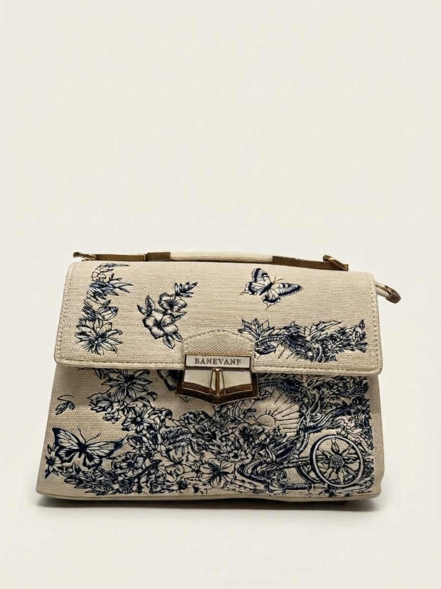 Banevanf Floral Toile Crossbody